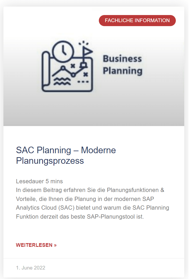 SAC Planung
